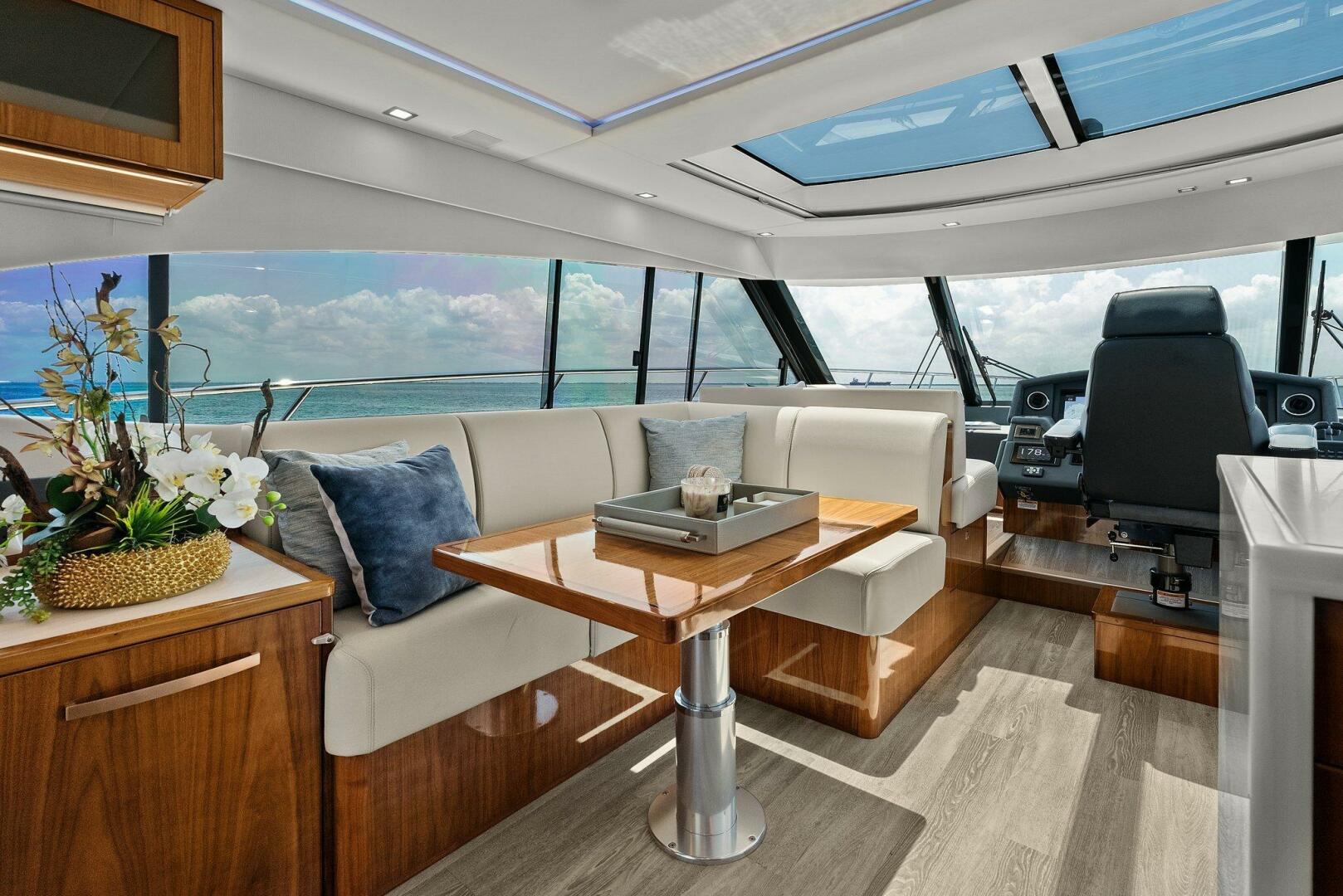 Slide: The Image of 2021 Riviera 5400 Sport Yacht- Salon  - 5322734
