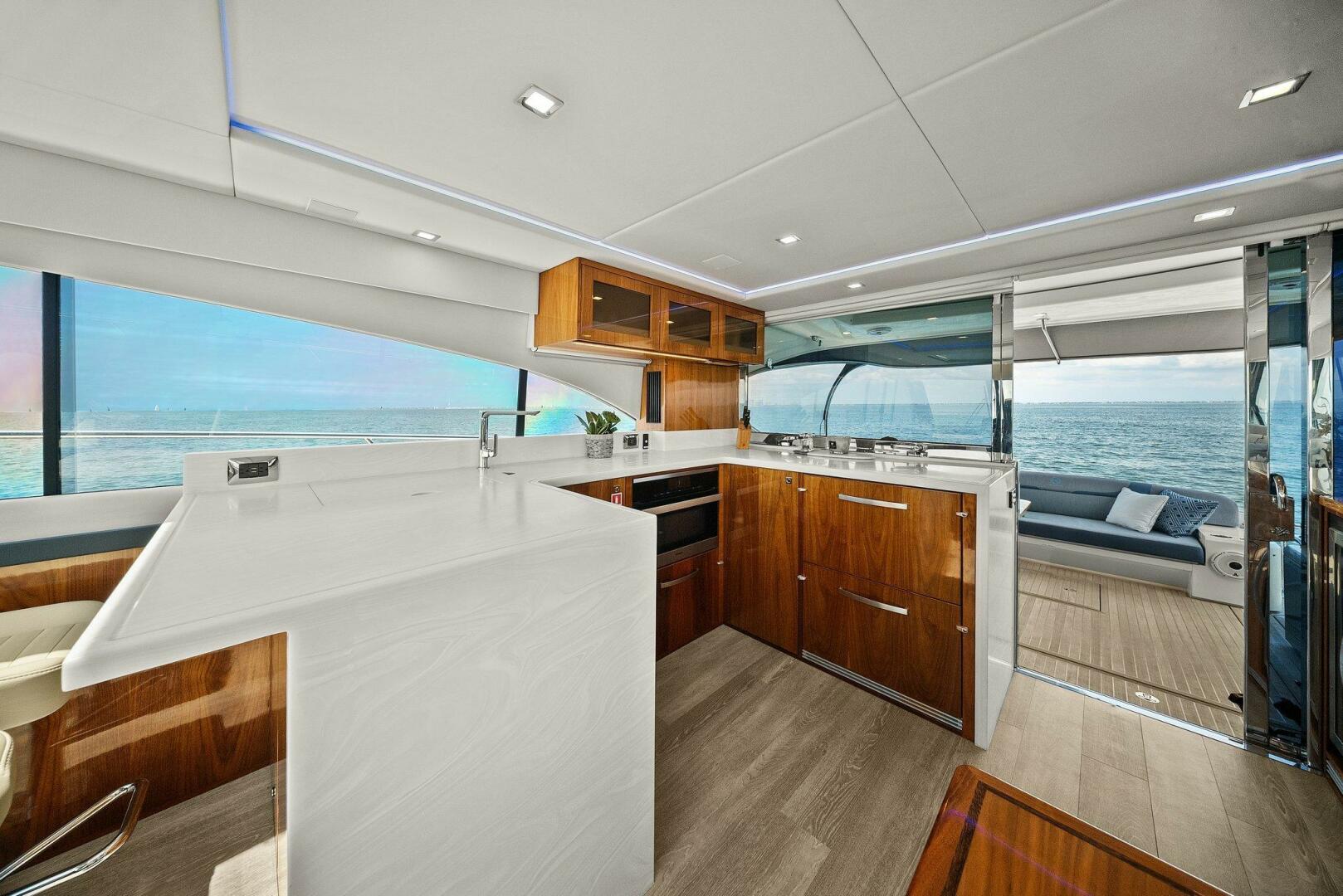 Slide: The Image of 2021 Riviera 5400 Sport Yacht- Galley - 5322738