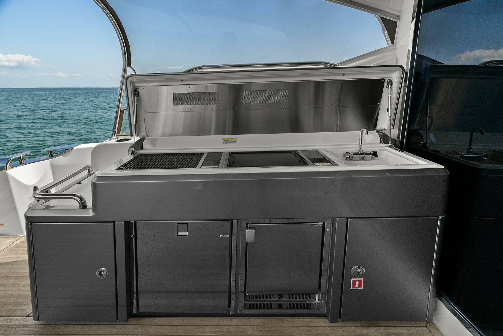 Slide: The Image of 2021 Riviera 5400 Sport Yacht- Grilling Station - 5322741