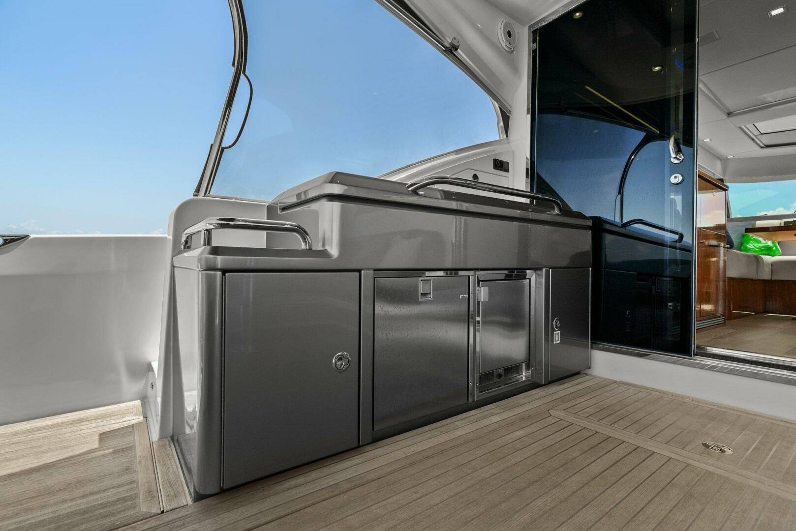 Slide: The Image of 2021 Riviera 5400 Sport Yacht- Grilling Station  - 5322743