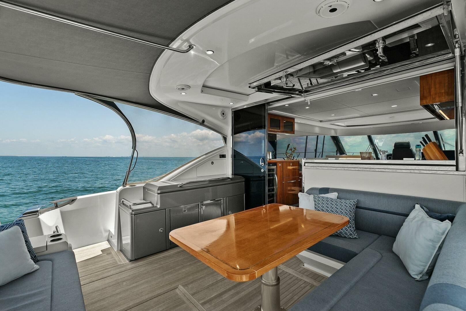 Slide: The Image of 2021 Riviera 5400 Sport Yacht- Cockpit - 5322746