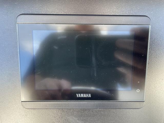 Slide: The Image of Yamaha display screen on 2024 Robalo R360 boat dashboard. - 29