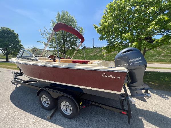 Slide: The Image of 2021 Rossiter 20 Coastal Cruiser boat on trailer with Yamaha outboard motor. - 8