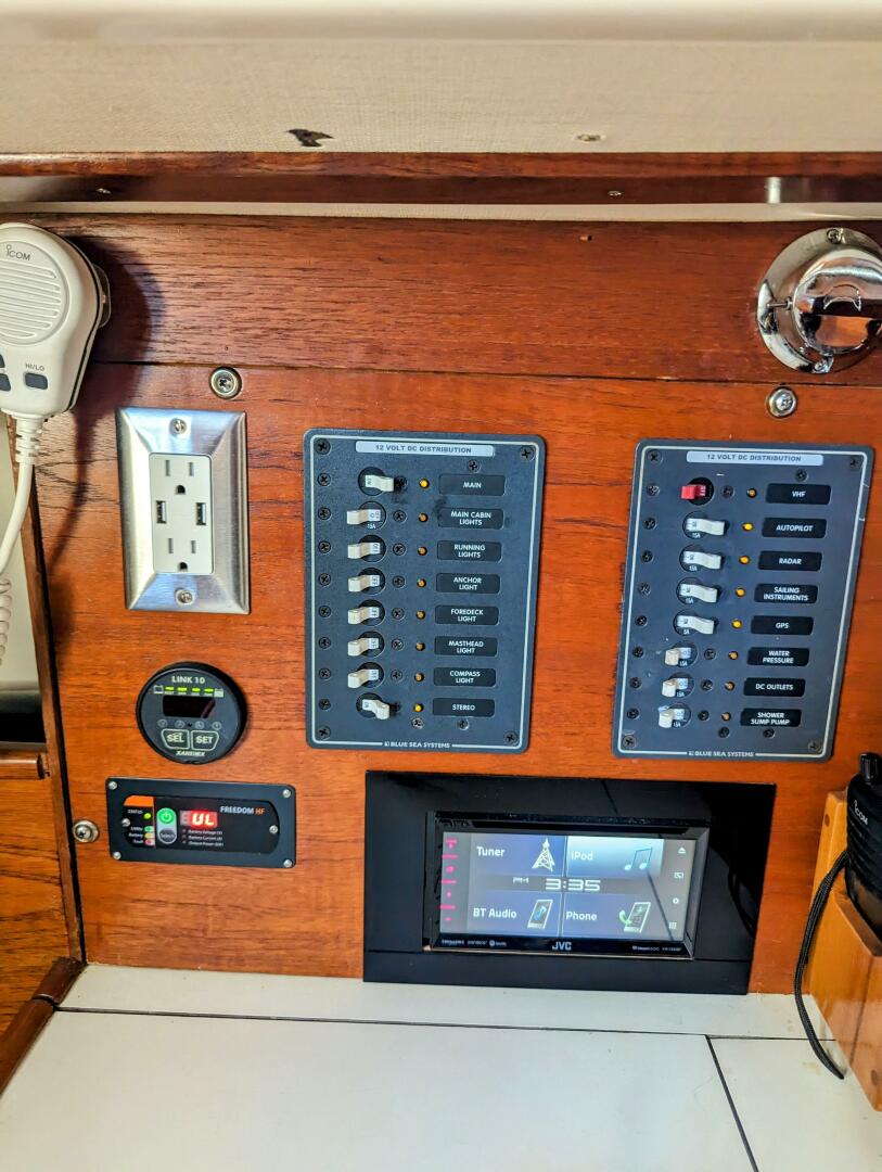Slide: The Image of 12v Control Panel At Nav Station - 5118835