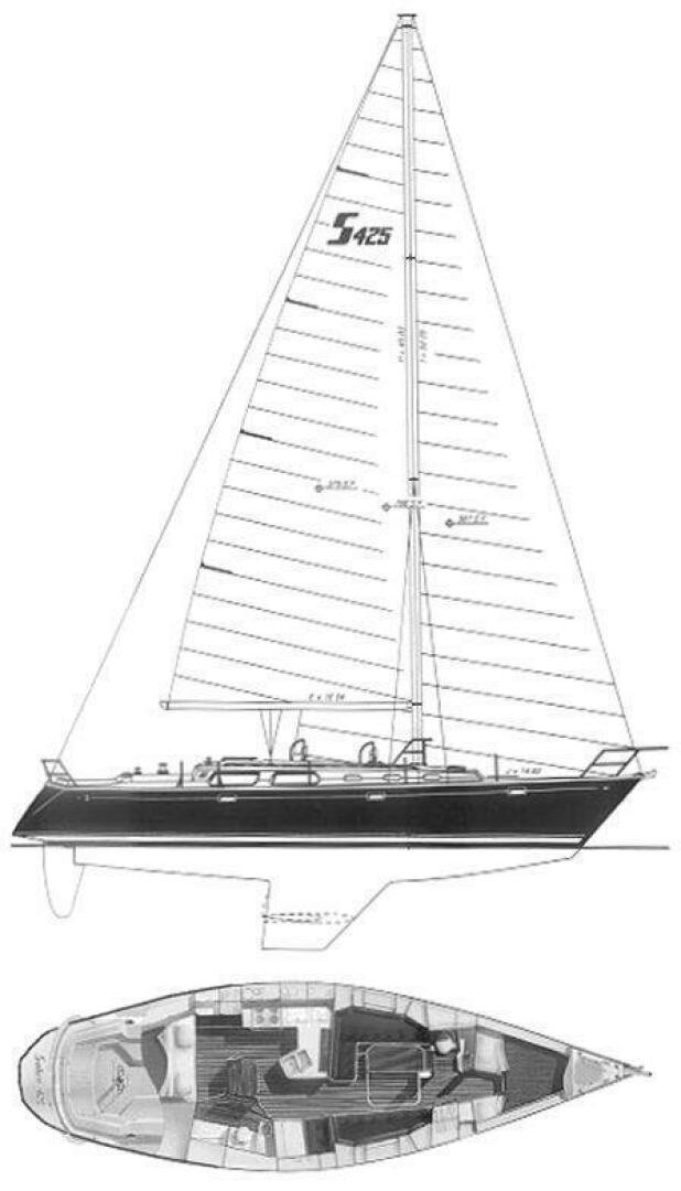 Slide: The Image of Sabre 425 Sloop 1996 - 4907377
