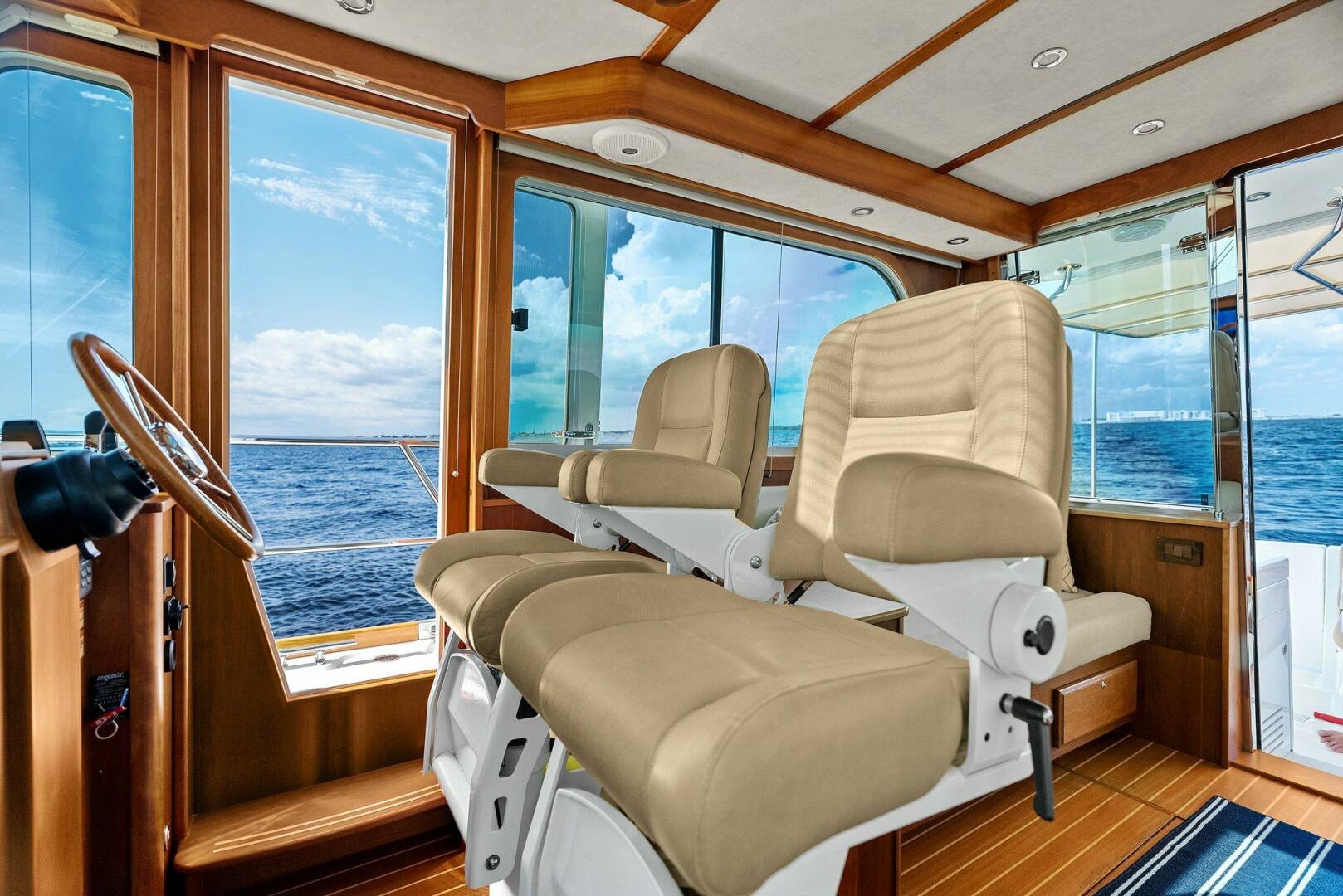 Slide: The Image of 2016 Sabre 42 Salon Express- PABLO'S CRUISE- Helm - 5313296