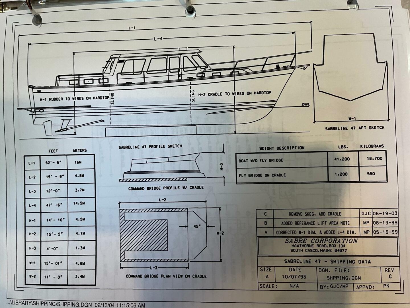 Slide: The Image of Sabre 47 Aft Cabin 2004 - 4908295