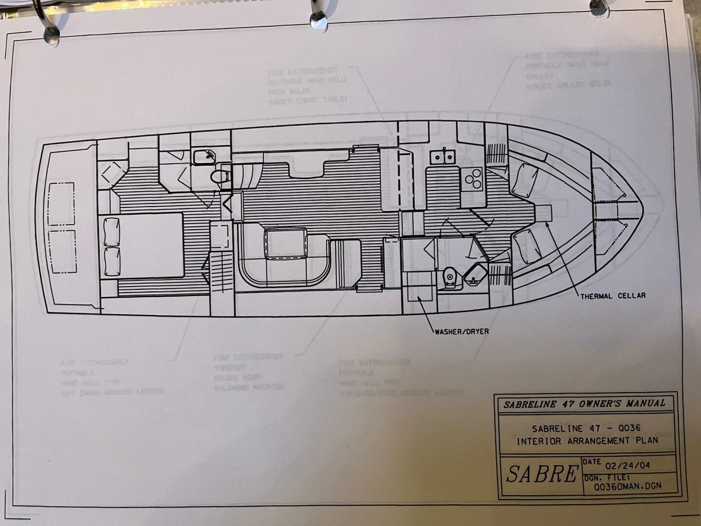 Slide: The Image of Sabre 47 Aft Cabin 2004 - 4908297