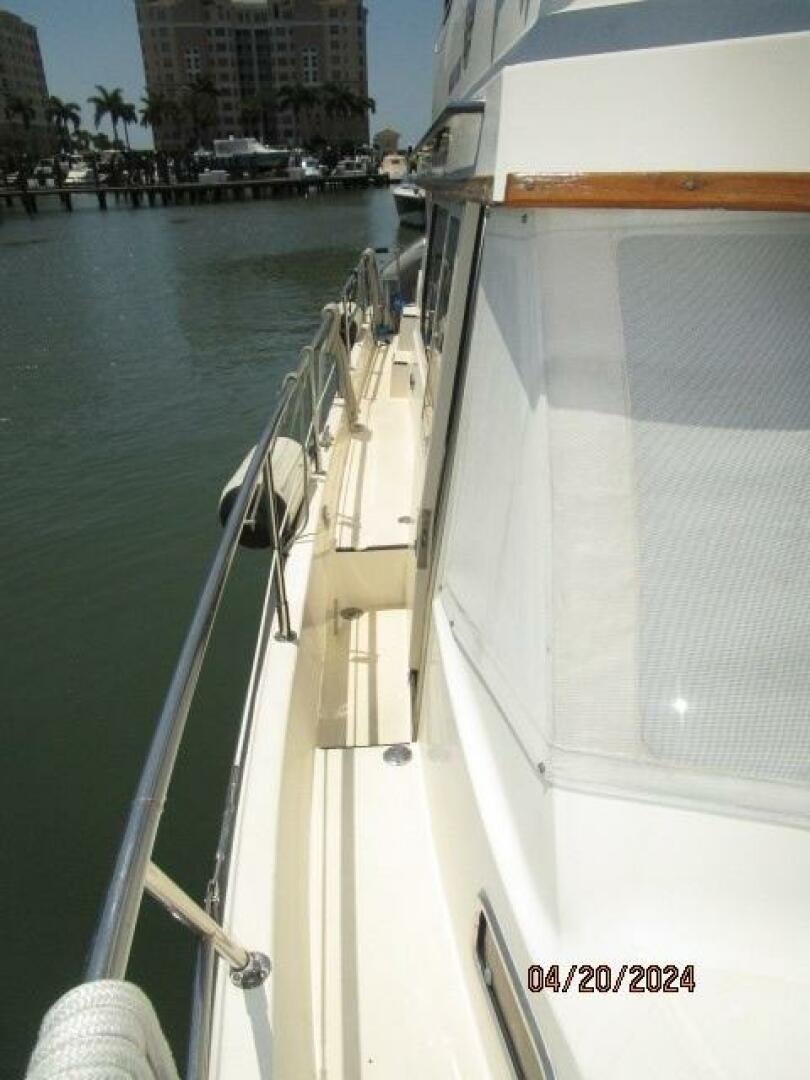 Slide: The Image of 36' Sabreline starboard side deck1 - 4329981