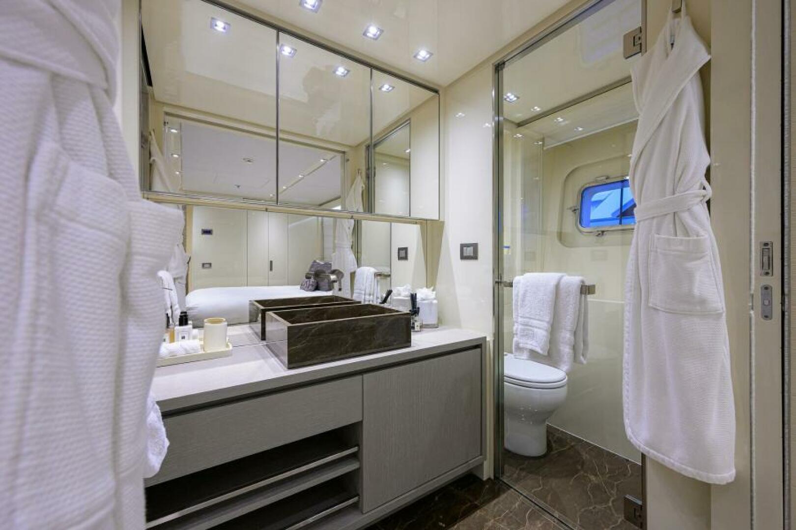 Slide: The Image of Sanlorenzo SD112 Phoenix - Aft Port Guest Head 2019 Sanlorenzo SD112 Phoenix - 4745434