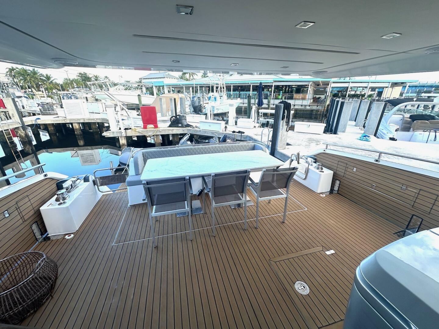Slide: The Image of 2023 66' Schafer 660 - Aft deck 2023 66' Schafer 660 "AMERICAN DREAM" - 5050995