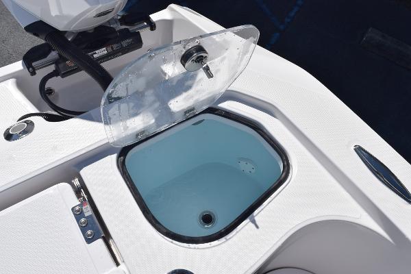 Slide: The Image of Livewell on 2025 Sea Cat 26 Hybrid Catamaran, featuring a clear lid and sleek design. - 22