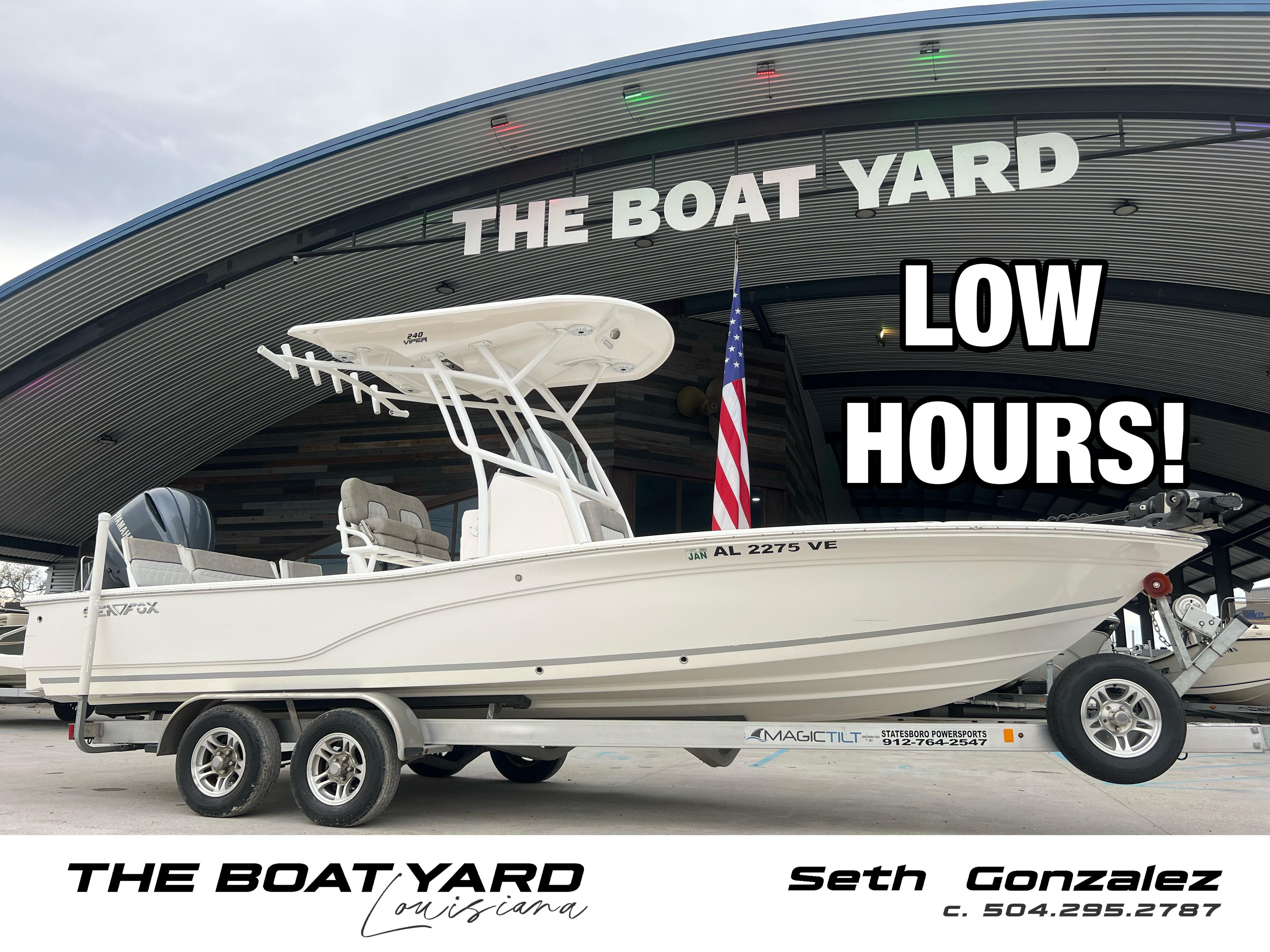 Slide: The Image of 2020 Sea Fox 240 Viper boat with low hours at The Boat Yard, Louisiana. - 1