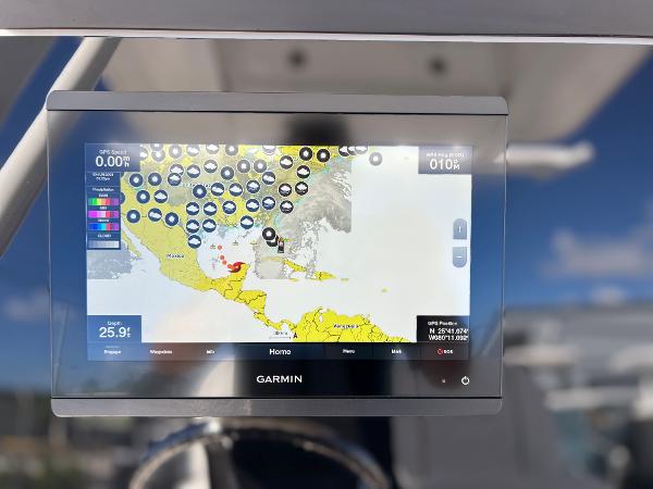 Slide: The Image of Garmin navigation screen on 2024 Sea Fox 251 Bay Fox boat. - 21