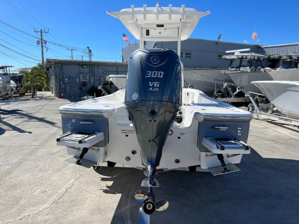 Slide: The Image of 2024 Sea Fox 251 Bay Fox with Yamaha 300 V6 outboard motor. - 3