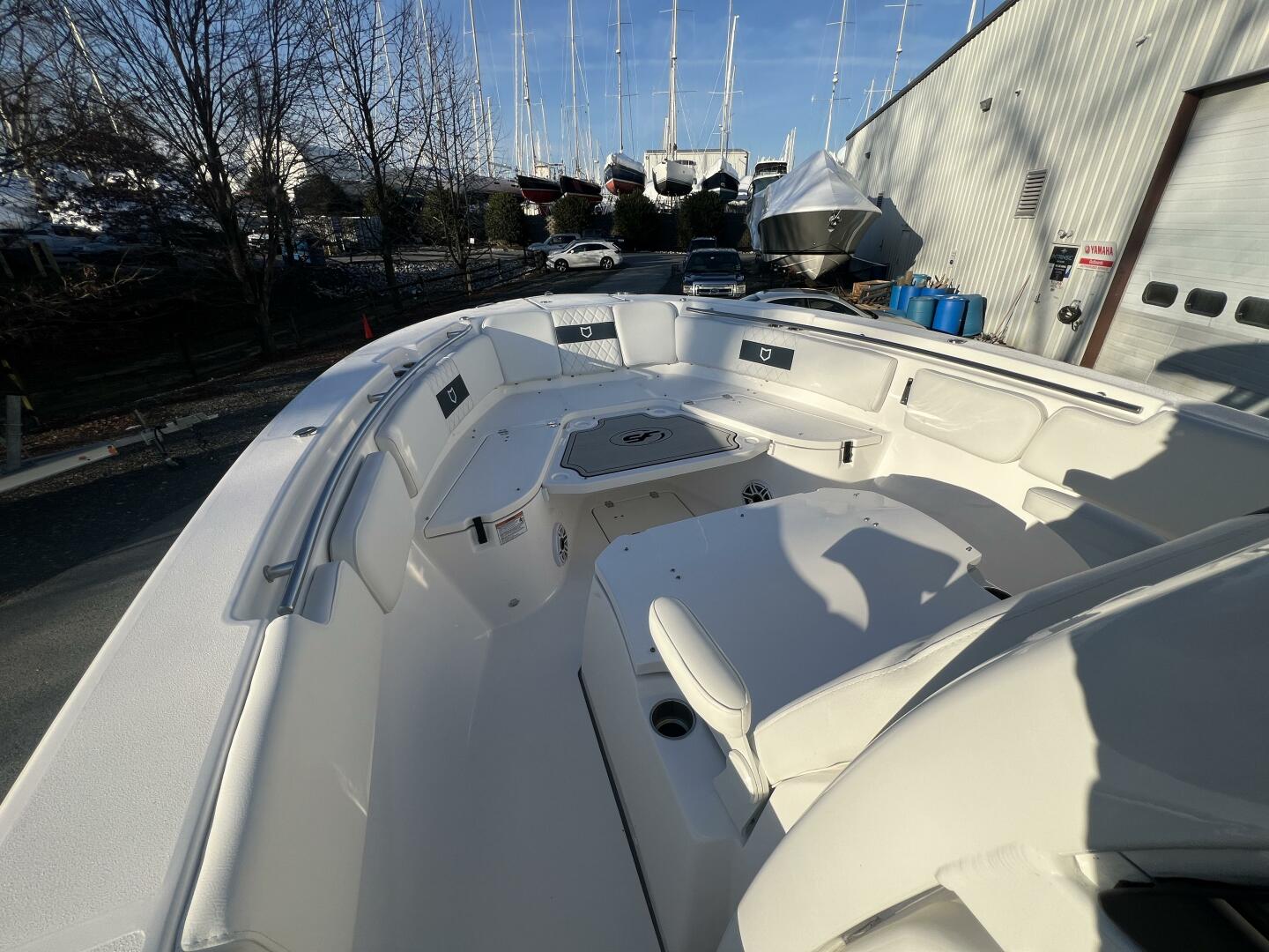 Slide: The Image of Sea Fox 288 Commander Boat Seating from Port w/o Cushions - 4949650