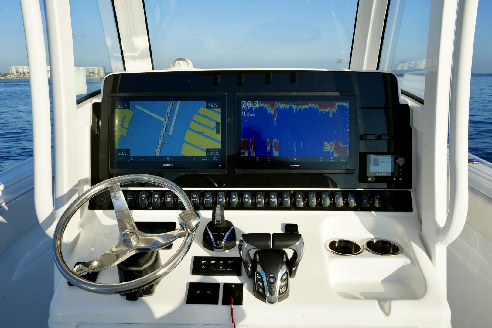 Slide: The Image of Electronics 2024 Sea Hunt 30 305 Ultra Center Console - 5124786