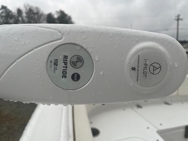 Slide: The Image of Close-up of Sea Hunt Escape 27 boat's Riptide i-Pilot control panel, 2022 model. - 5