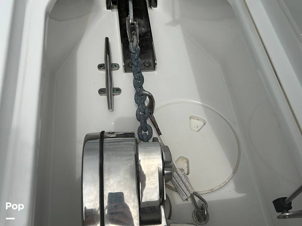 Slide: The Image of Windless W/bow Roller & Rode W/200 Ft Line Polished Anchor - 15179426