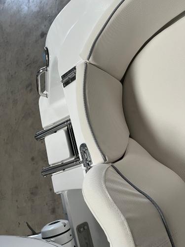 Slide: The Image of 2024 Sea Hunt Ultra 239 SE boat interior seating detail. - 21