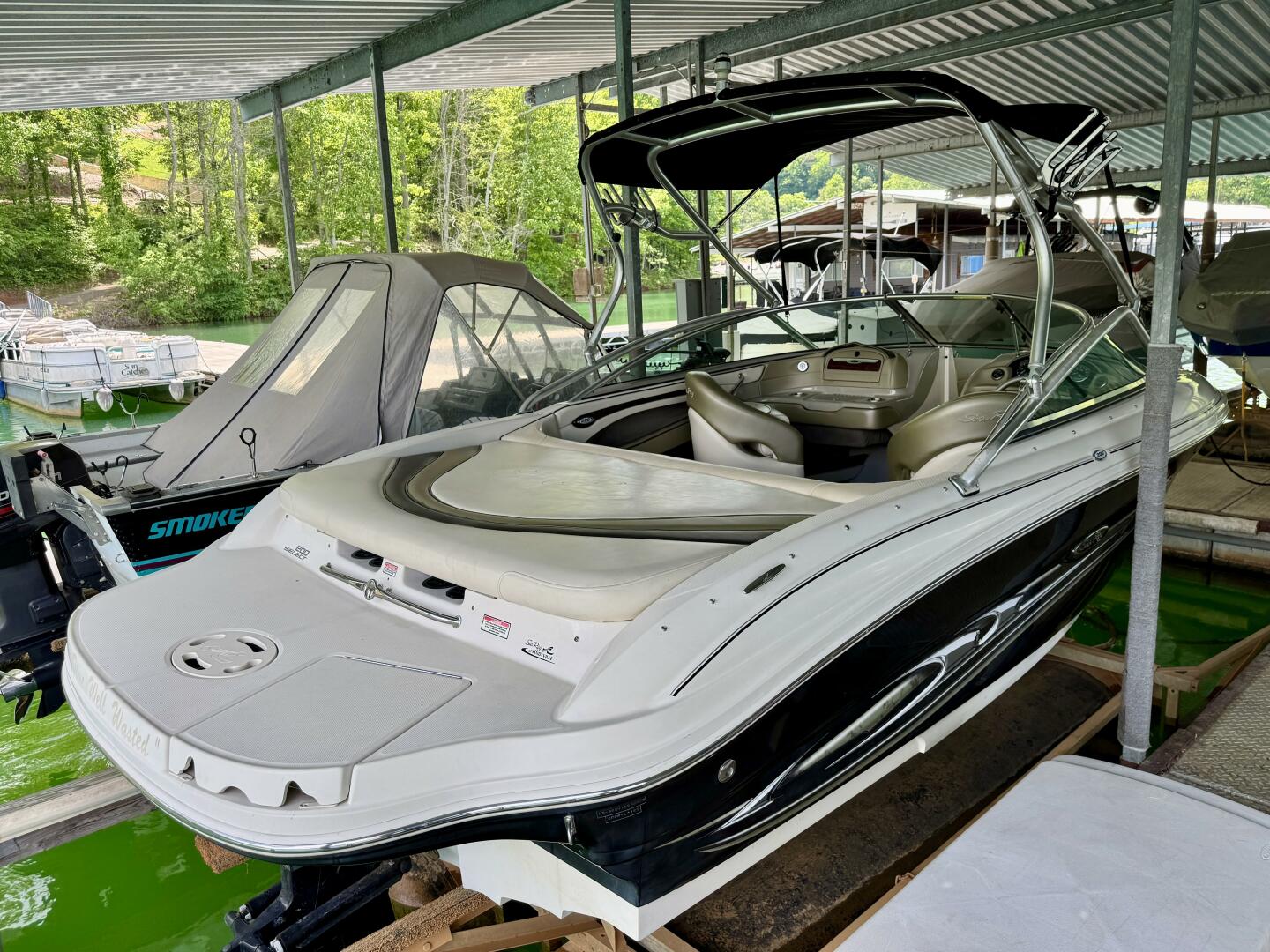 Slide: The Image of Sea Ray 200 Select with Wakeboard Tower and Trailer 2005 - 5346110