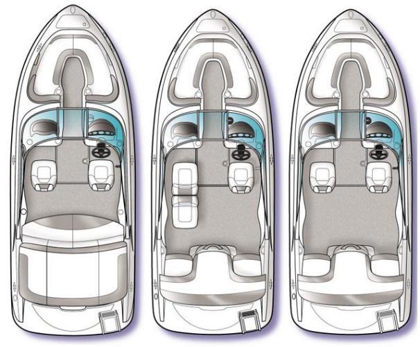 Slide: The Image of Manufacturer Provided Image: Optional deck layouts. - 10