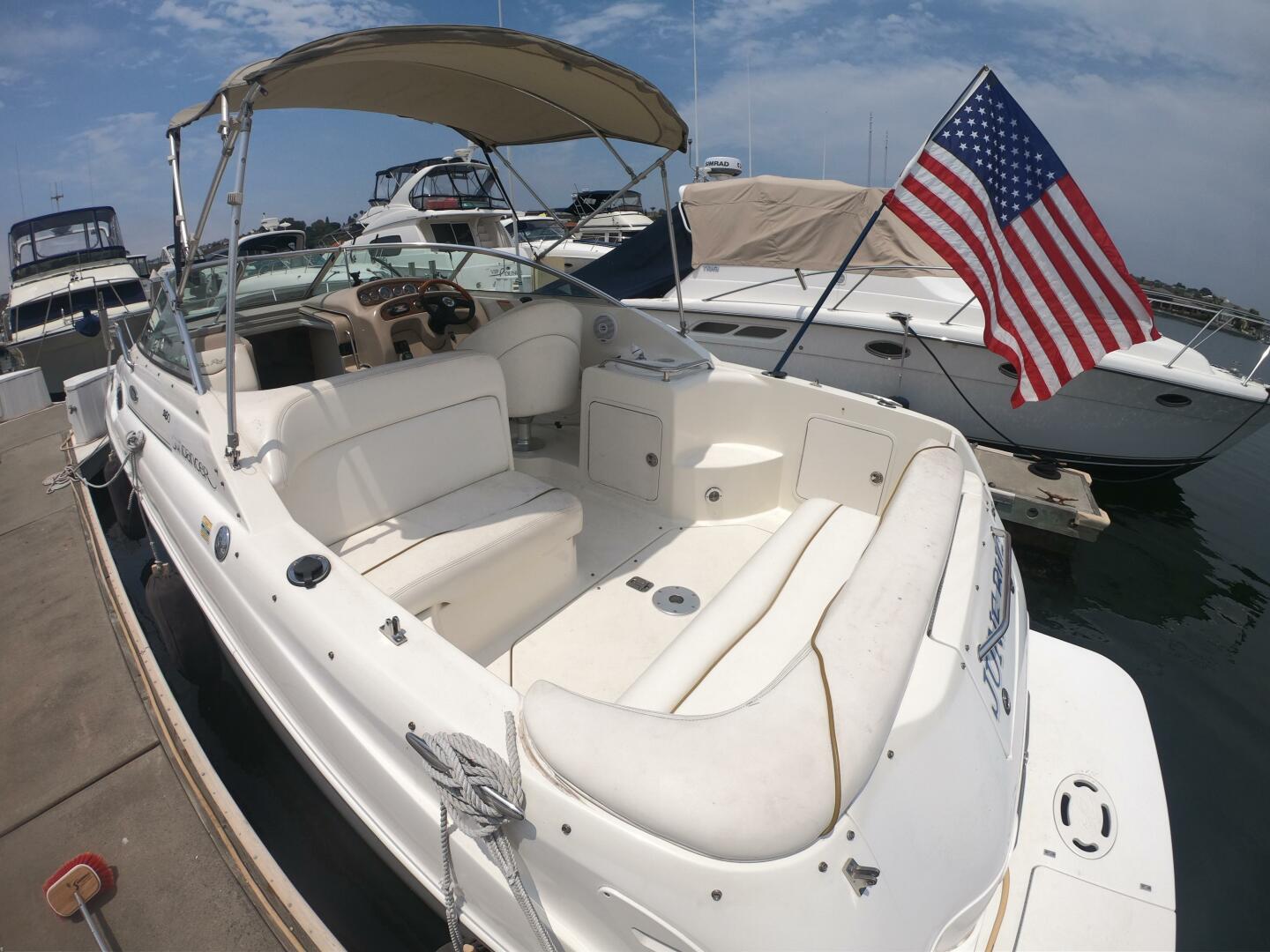 Slide: The Image of Sea Ray 260 Sundancer w Trailer 2002 - 4828068