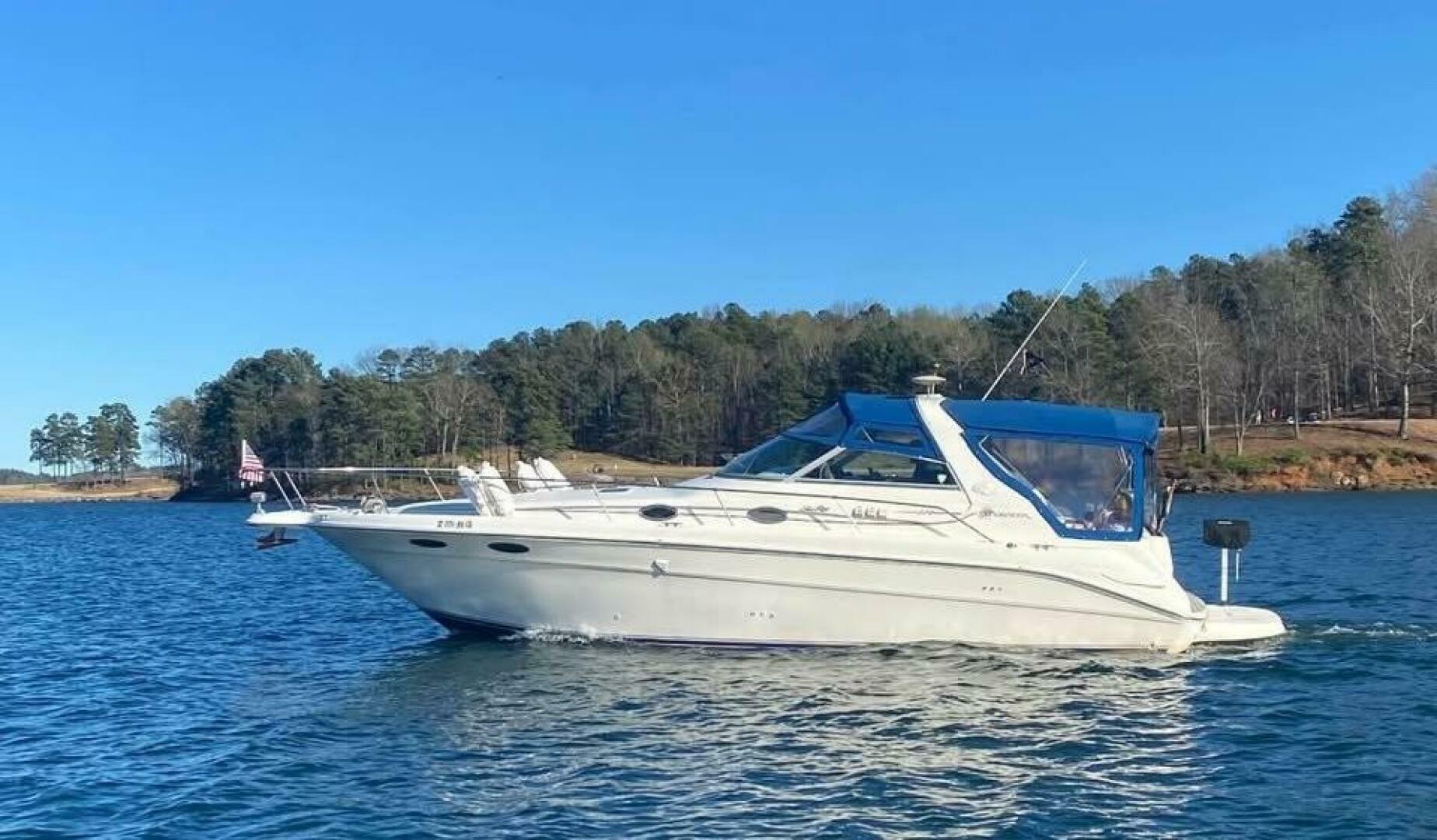 Slide: The Image of Sea Ray 330 Express Cruiser 1996 - 5357353
