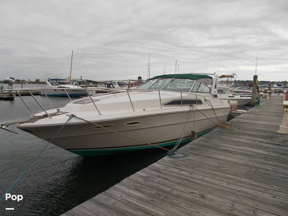 Slide: The Image of Sea Ray 340 Express Cruiser 1988 - 4537964