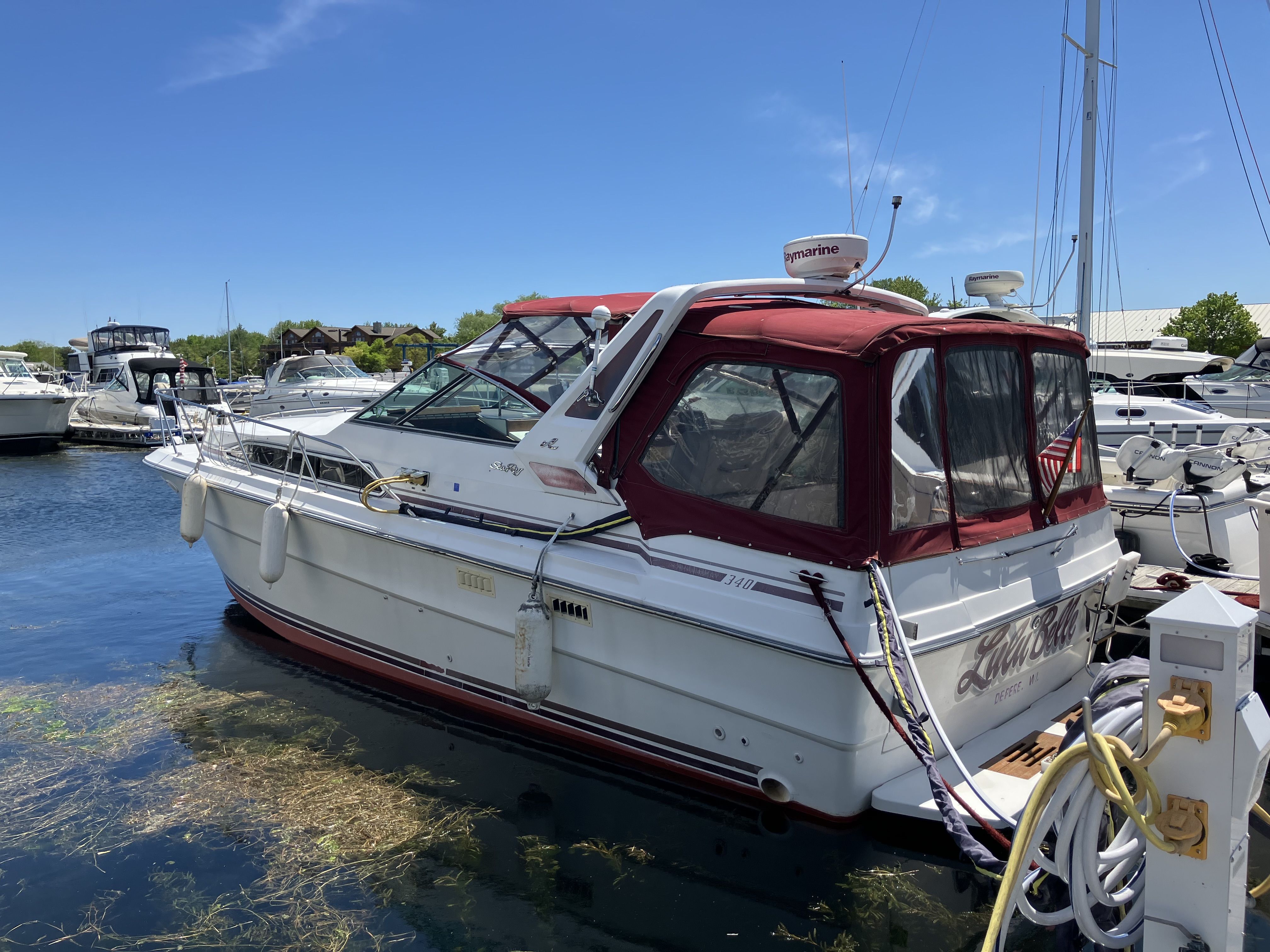 Slide: The Image of Sea Ray 340 SUNDANCER 1989 - 0
