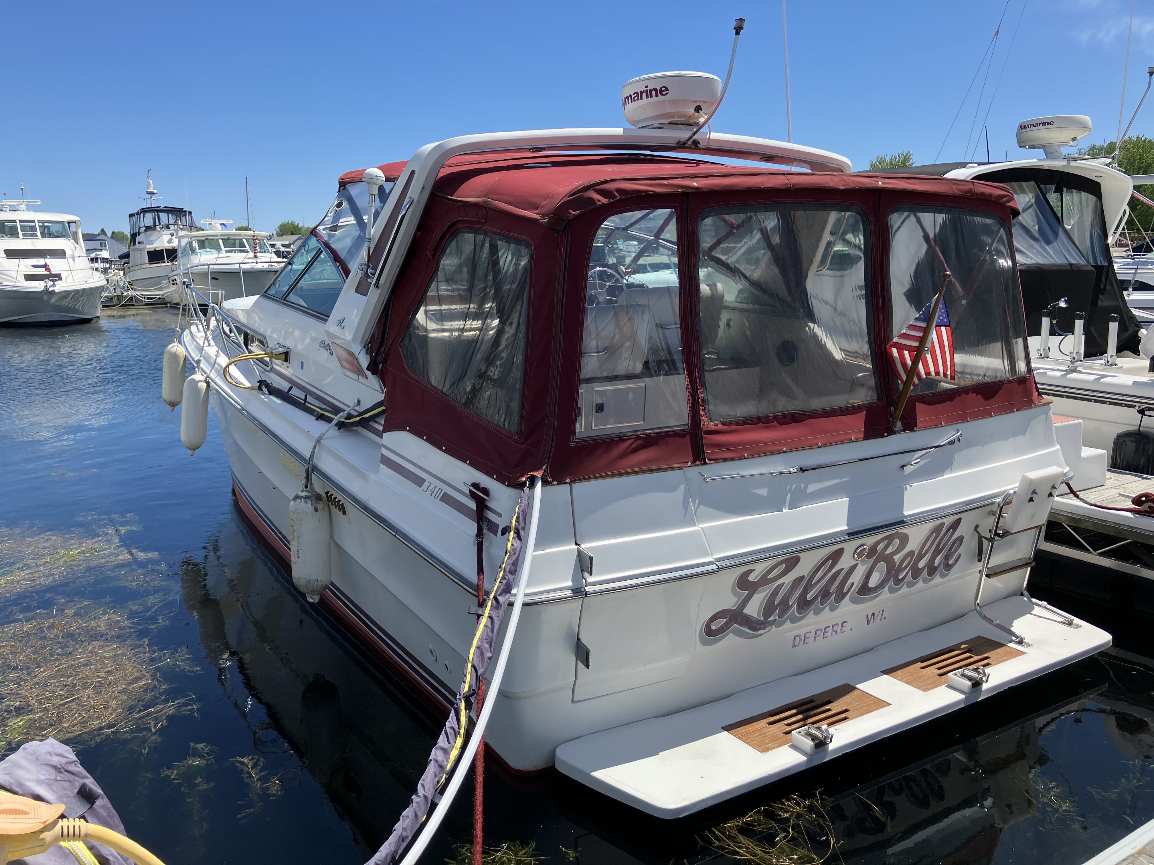 Slide: The Image of Sea Ray 340 SUNDANCER 1989 - 1