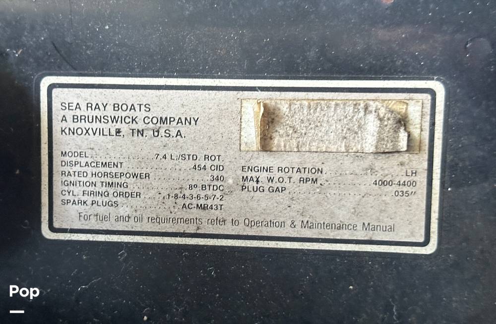 Slide: The Image of Sea Ray 345 Sedan Bridge 1988 - 13196572