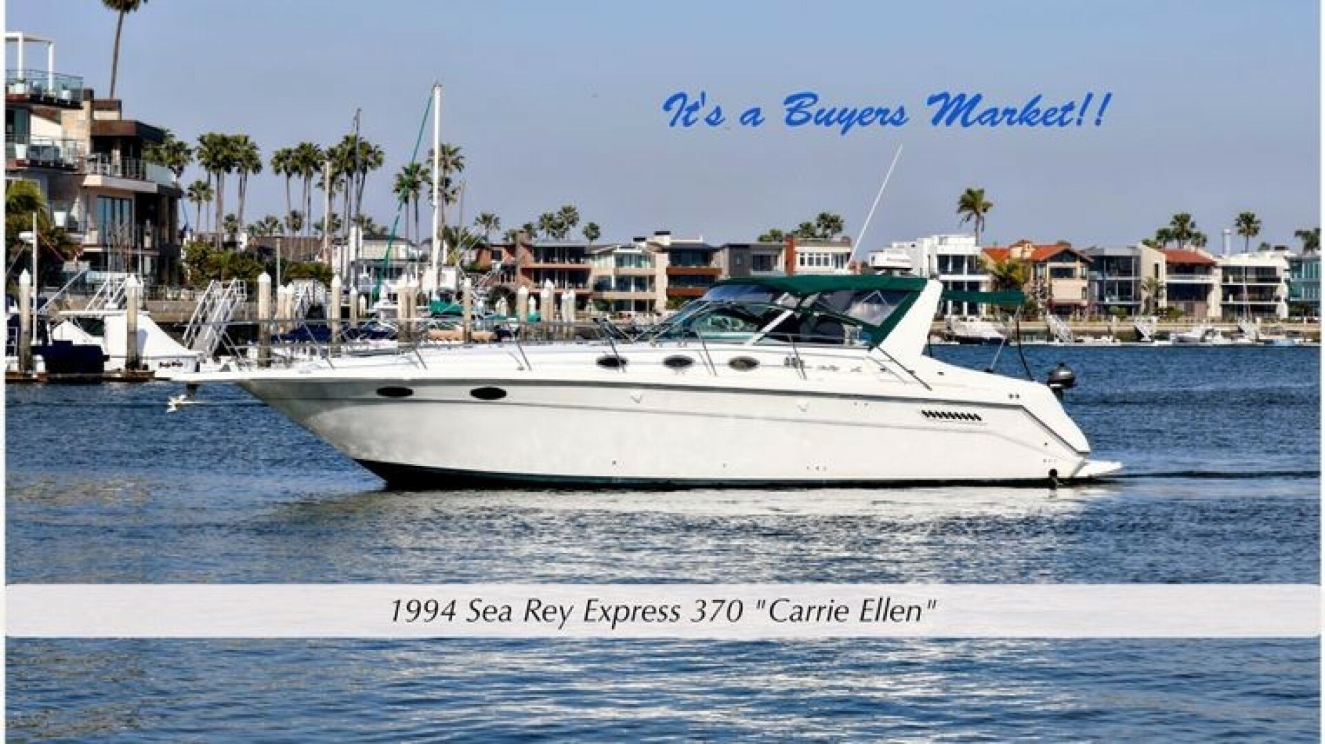 Slide: The Image of Sea Ray 370 Express 1994 - 5296430