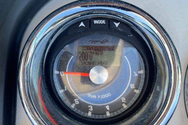 Slide: The Image of Close-up of 2015 Sea Ray 370 Venture tachometer displaying 2000 RPM. - 20