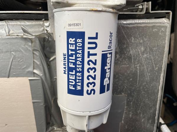 Slide: The Image of Parker Racor marine fuel filter water separator S3232TUL on 2015 Sea Ray 370 Venture. - 41