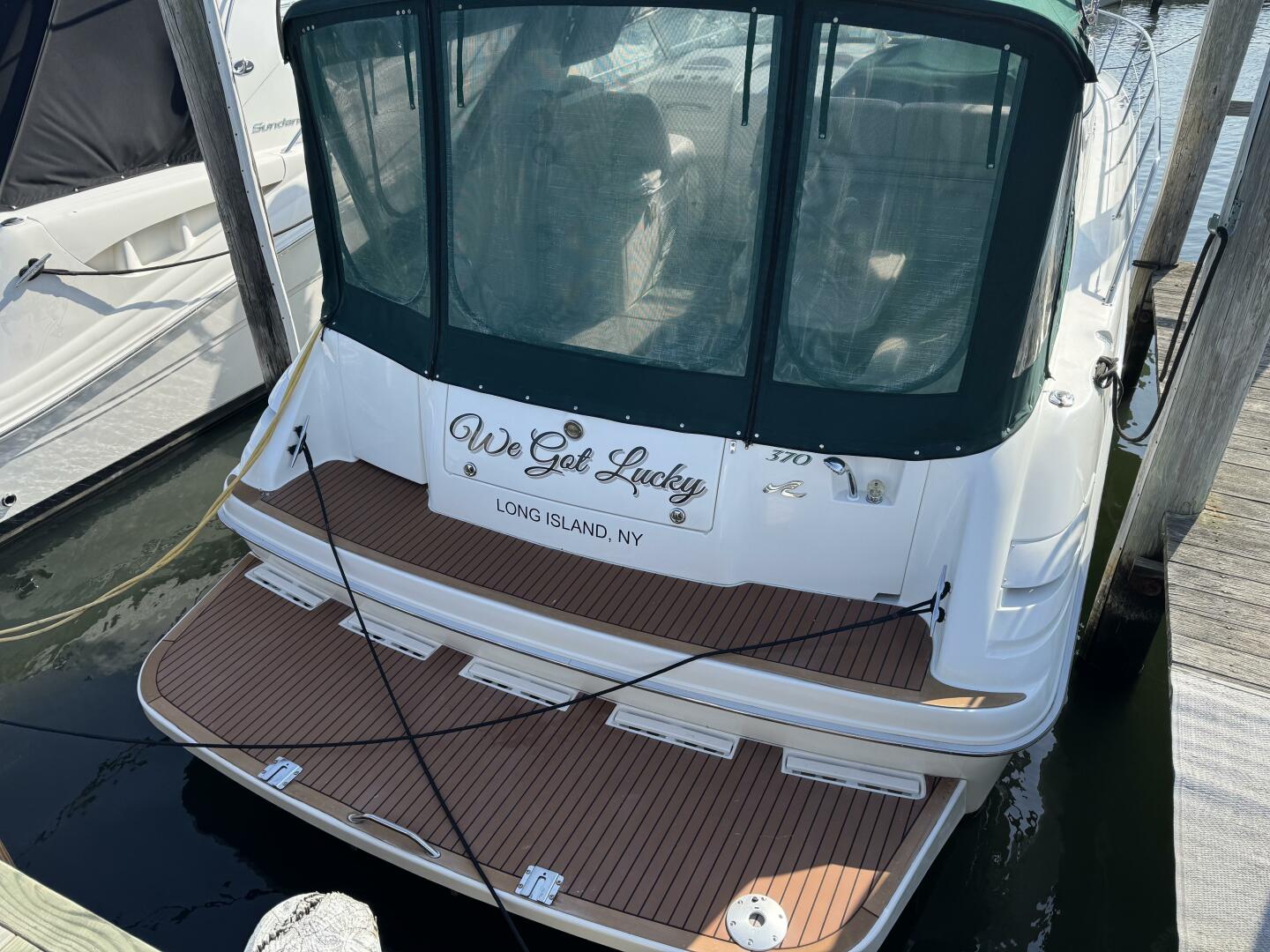 Slide: The Image of Sea Ray 37 Sundancer 1995 - 5276409