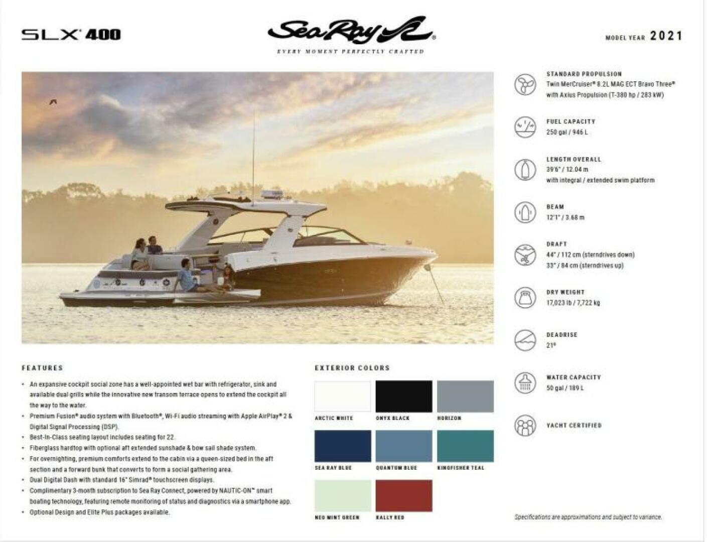 Slide: The Image of Sea Ray 400 SLX 2021 - 5163328