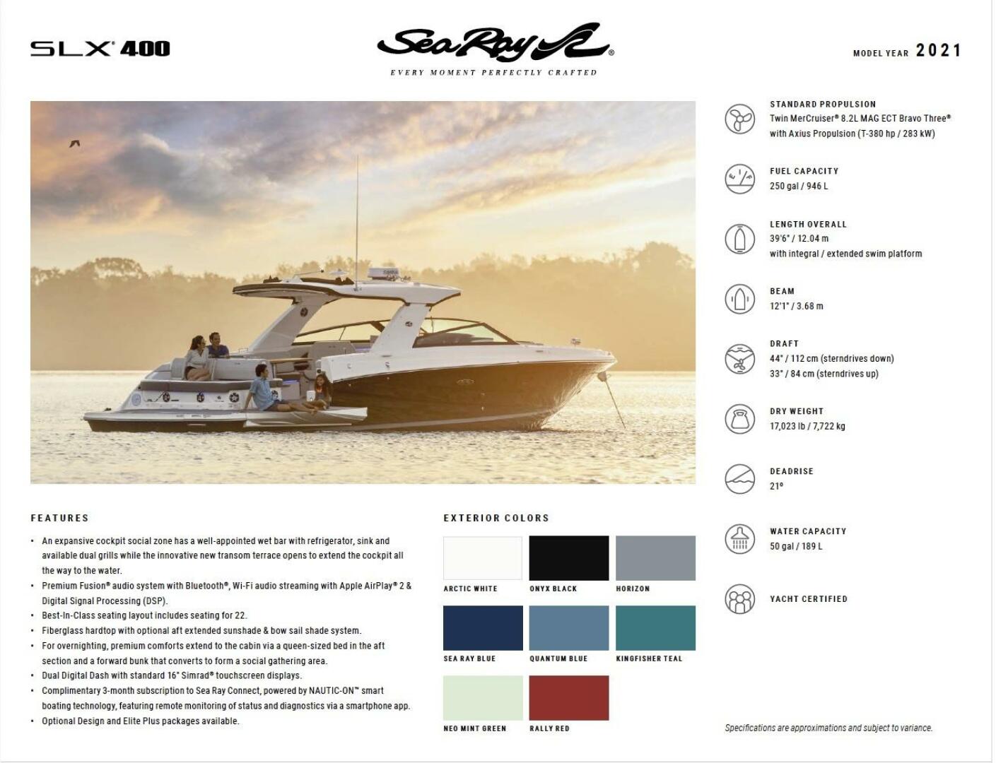 Slide: The Image of Sea Ray 400 SLX 2021 - 36