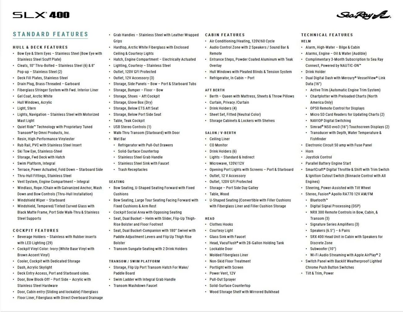 Slide: The Image of Sea Ray 400 SLX 2021 - 37