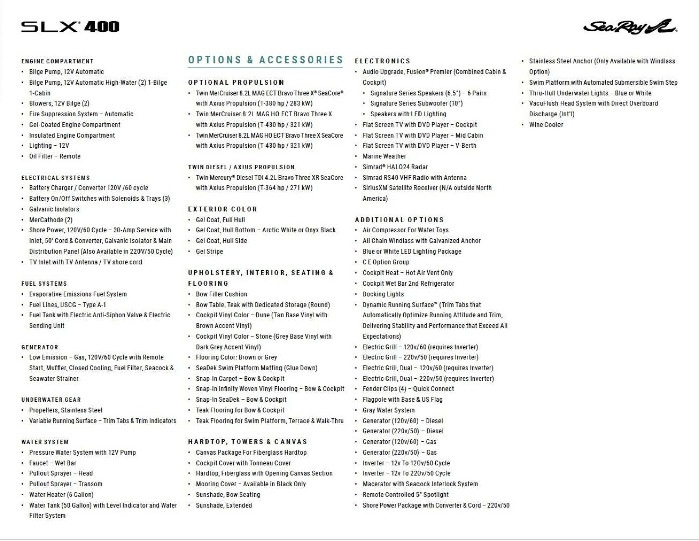 Slide: The Image of Sea Ray 400 SLX 2021 - 38