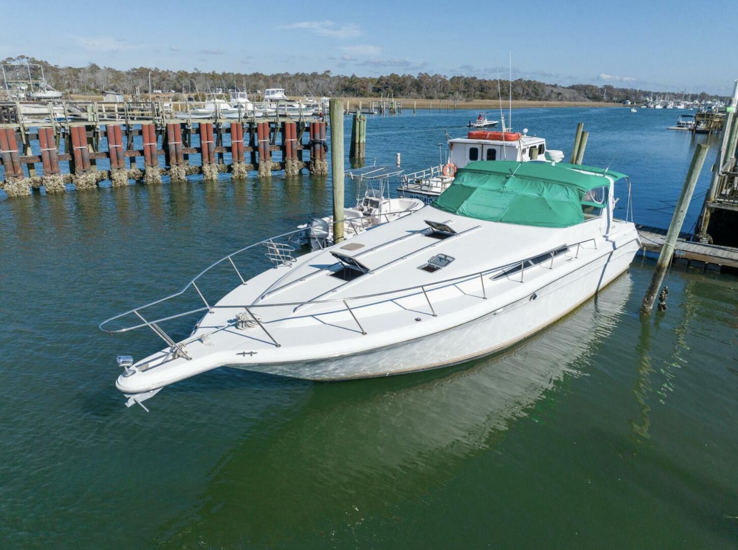 Slide: The Image of Sea Ray 420 Sundancer 1990 - 4869009
