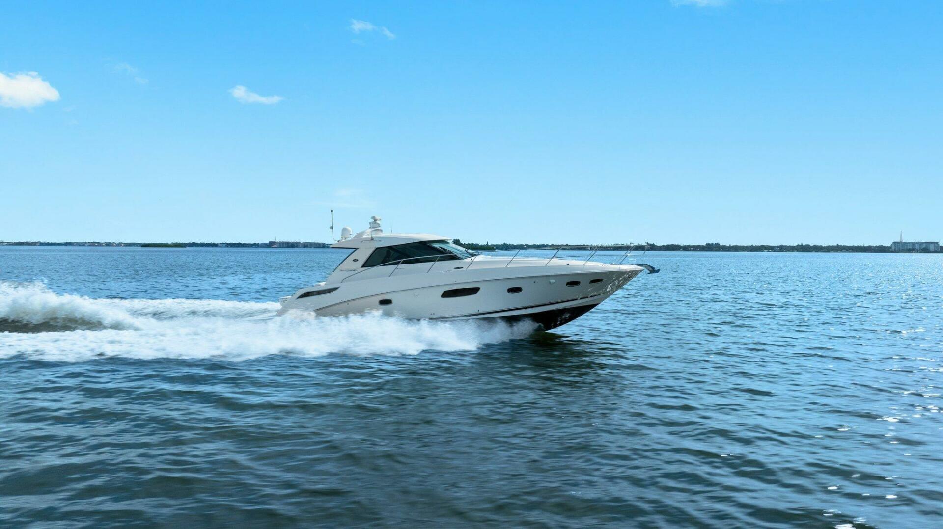 Slide: The Image of 2010 45 Sea Ray Sundancer - Running Profile - 4642294