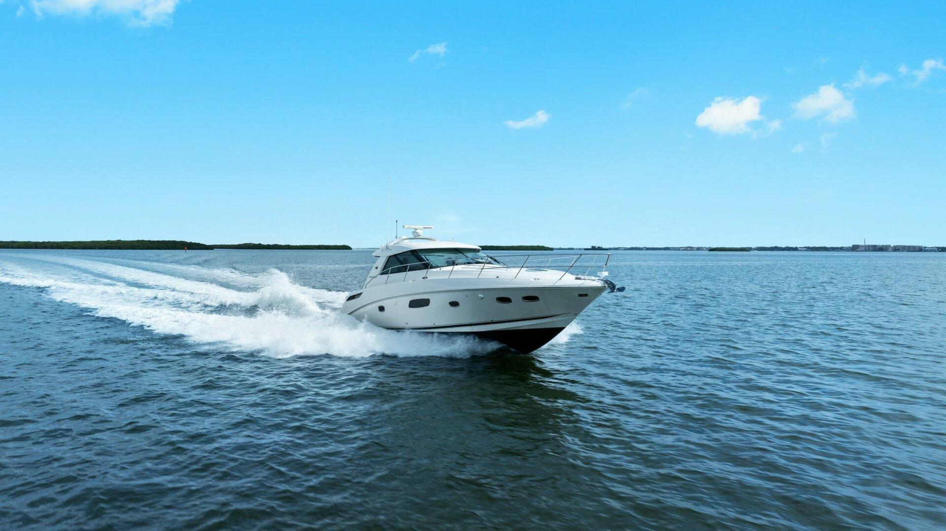 Slide: The Image of 2010 45 Sea Ray Sundancer - Running Profile - 4642295