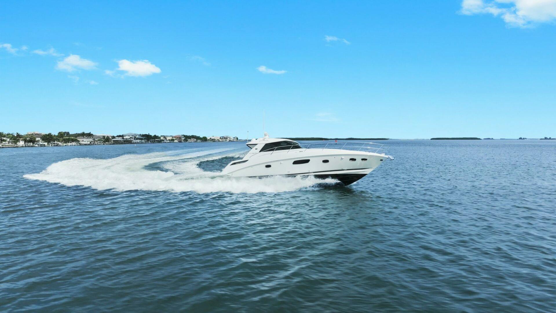 Slide: The Image of 2010 45 Sea Ray Sundancer - Running Profile - 4642297