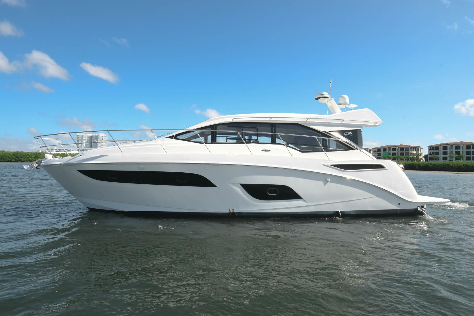 Slide: The Image of 2017 46 Sea Ray Sundancer - Strickly Big 3 - Portside Profile - 3919023