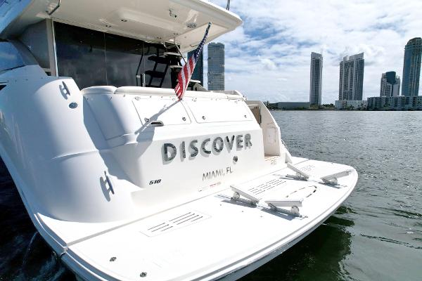 Slide: The Image of Sea Ray 510 Fly 2015 yacht "Discover" docked in Miami waters. - 10
