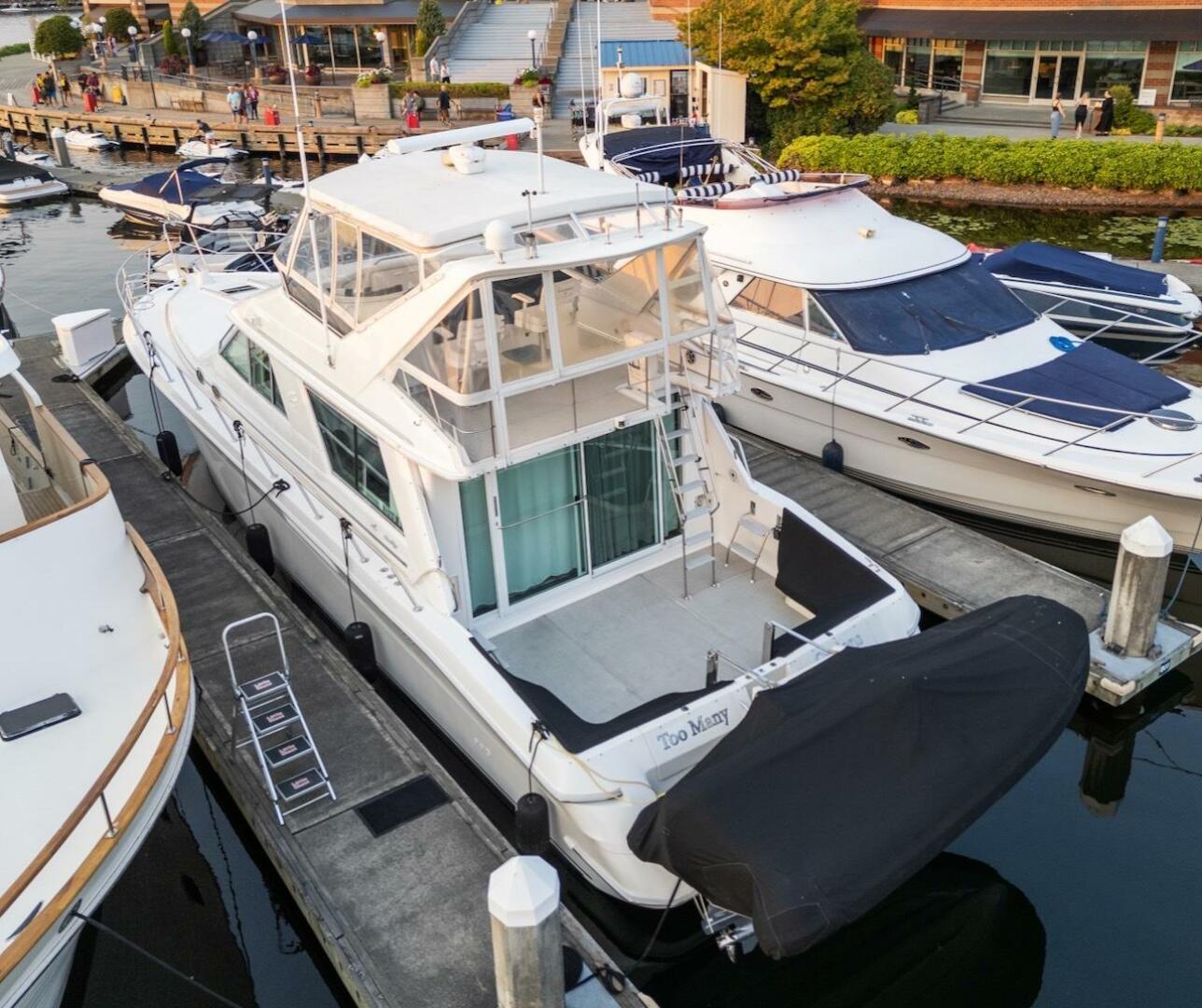 Slide: The Image of Sea Ray 550 Sedan Bridge 1993 - 5507047