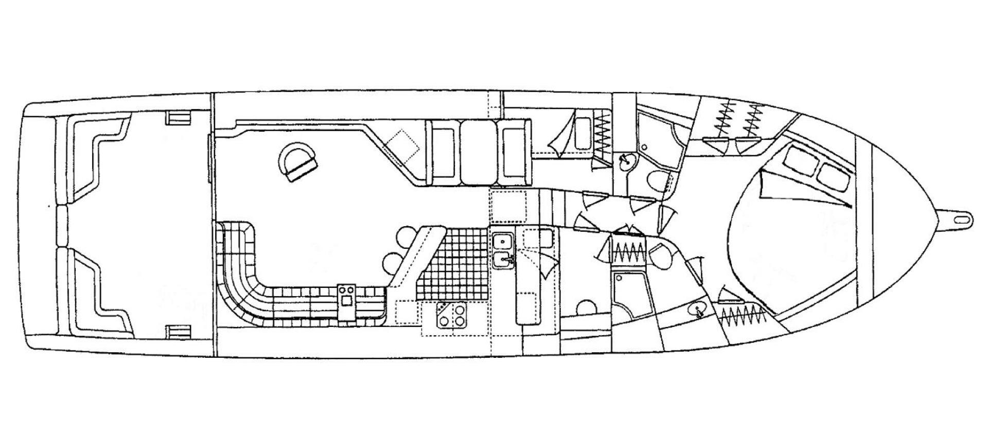Slide: The Image of Sea Ray 550 Sedan Bridge 1993 - 5507143