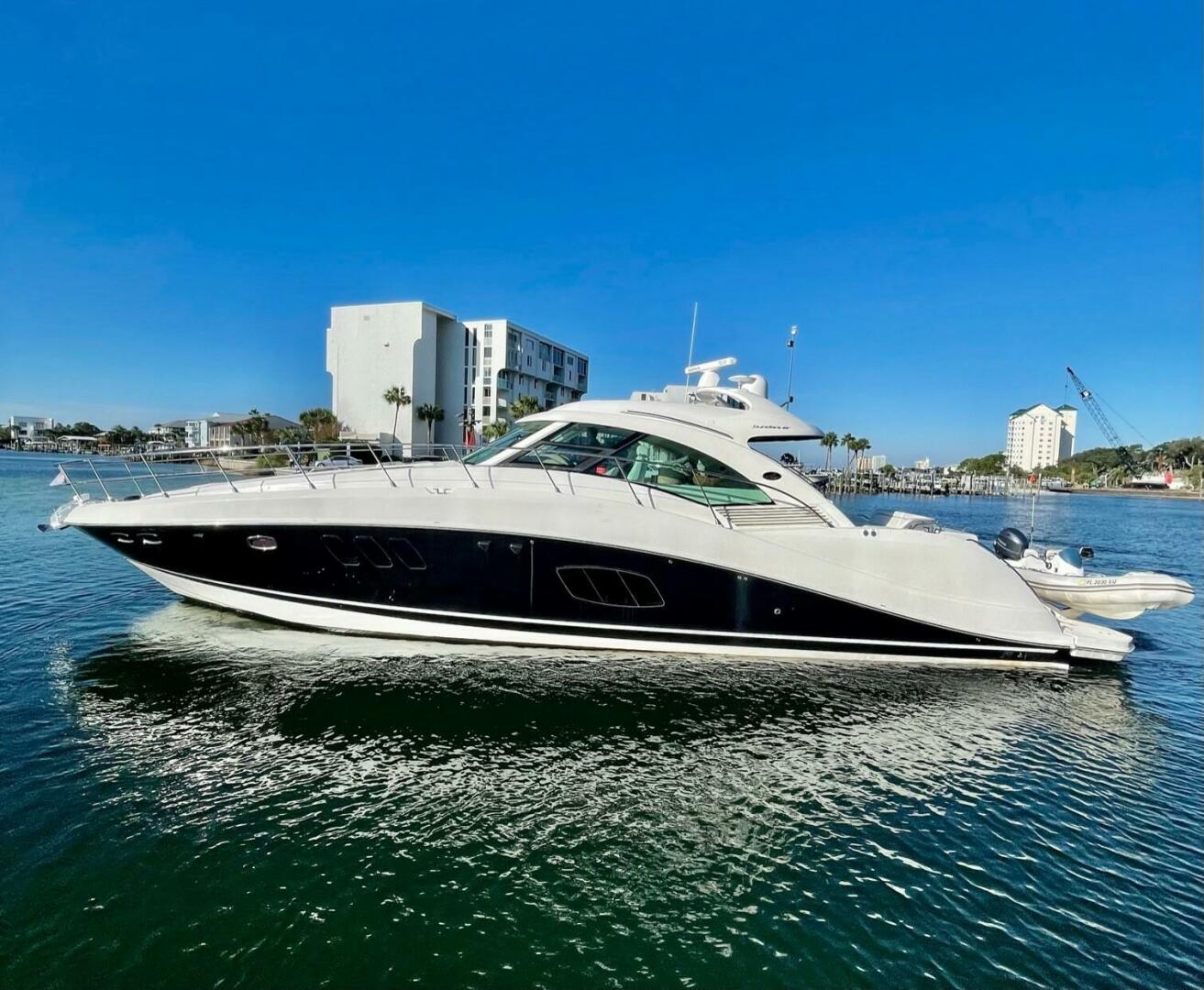Slide: The Image of 2008 Sea Ray 55 Sundancer POSITIVE VIBES Port (2) - 4003387