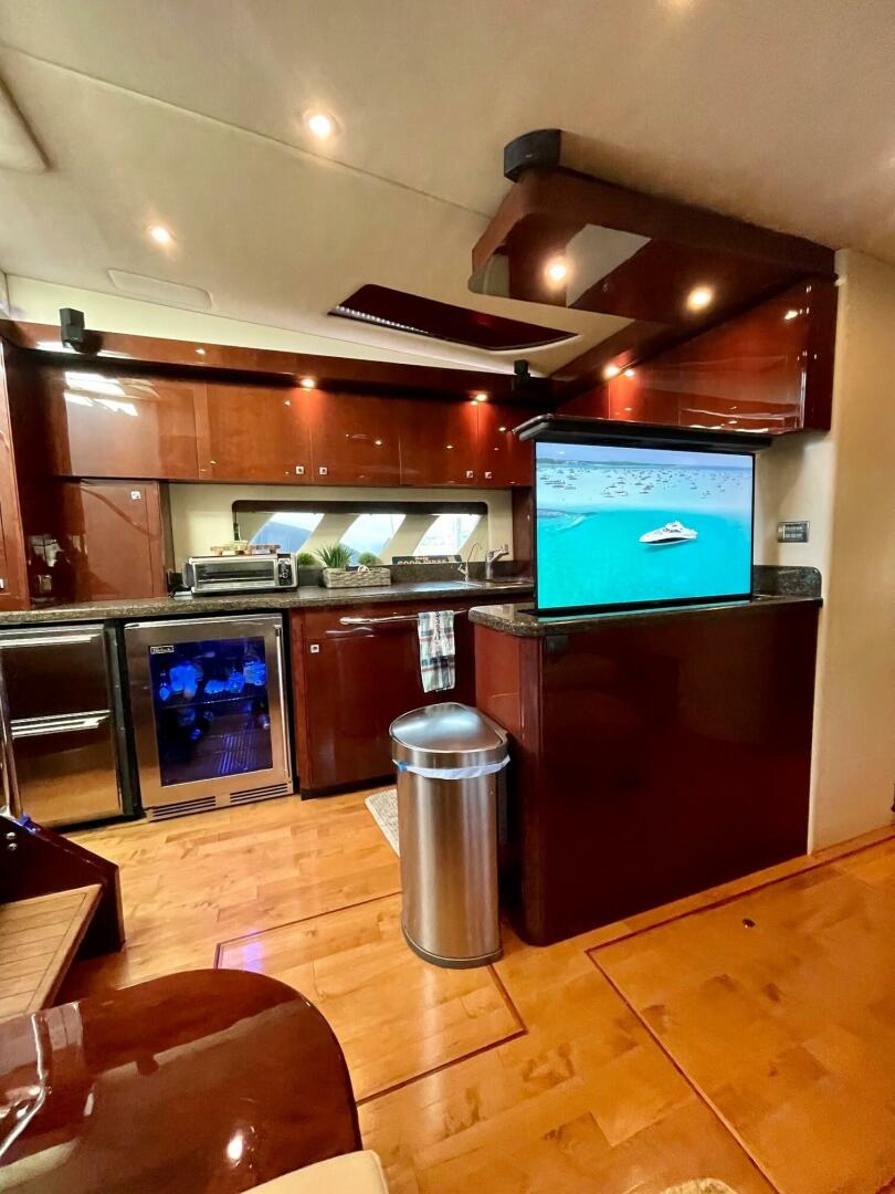 Slide: The Image of 2008 Sea Ray 55 Sundancer POSITIVE VIBES Galley (3) - 4003373